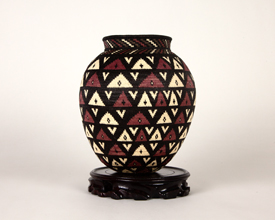 Colorful Geometric Basket #3827