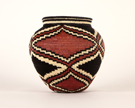 Colorful Geometric Basket #4938