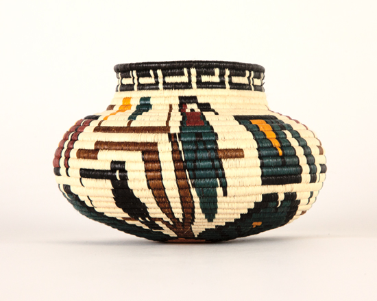 Pictorial Basket #5543