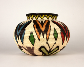 Pictorial Basket #5877