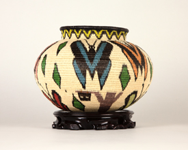 Pictorial Basket #5877