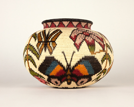 Pictorial Basket #5878