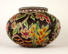 Pictorial Basket #5893