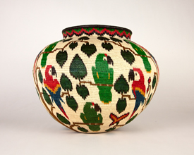 Pictorial Basket #5894
