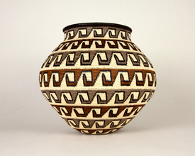 Colorful Geometric Basket #6216
