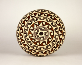 Colorful Geometric Basket #6216