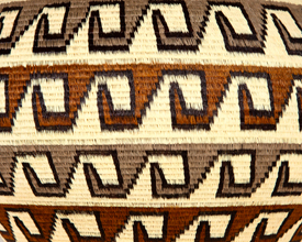 Colorful Geometric Basket #6216