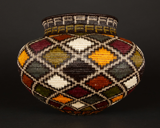 Colorful Geometric Basket #6644