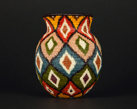 Colorful Geometric Basket #7731