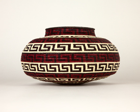 Colorful Geometric Basket #9852