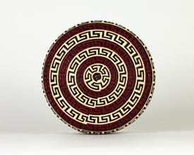 Colorful Geometric Basket #9852