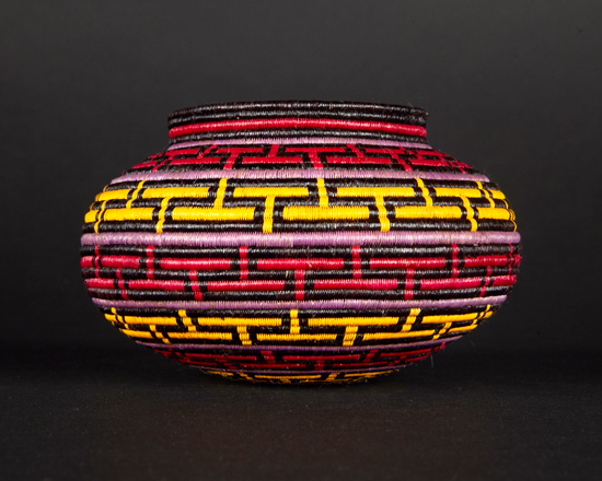 Colorful Geometric Basket #9474