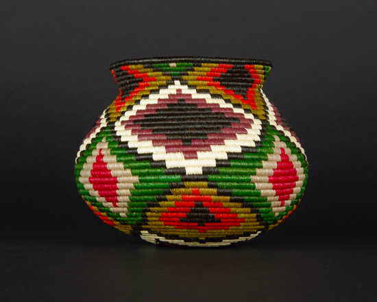 Colorful Geometric Basket #10537