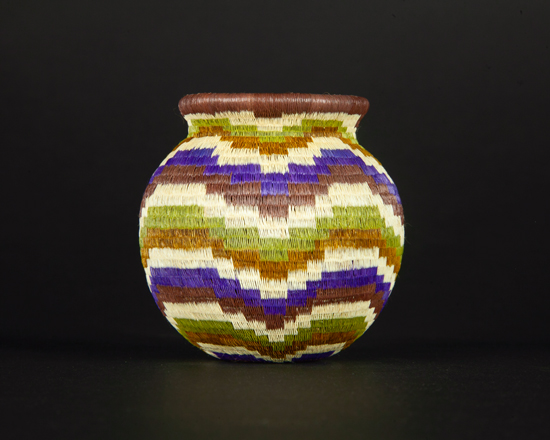 Colorful Geometric Basket #11062