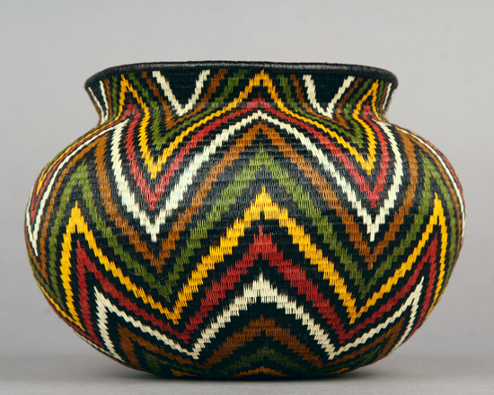 Colorful Geometric Basket #2950