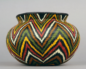 Colorful Geometric Basket #2950