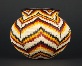 Colorful Geometric Basket #4900