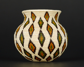 Colorful Geometric Basket #5039