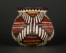 Colorful Geometric Basket #6067