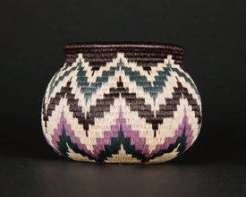 Colorful Geometric Basket #6245