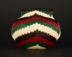 Colorful Geometric Basket #6621