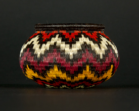 Colorful Geometric Basket #6827