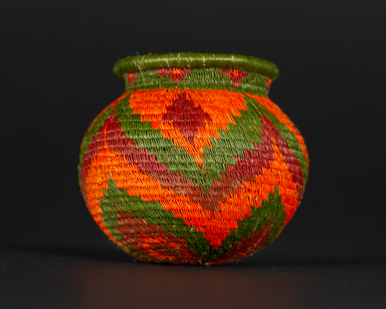 Colorful Geometric Basket #7606