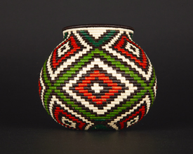 Colorful Geometric Basket #9056