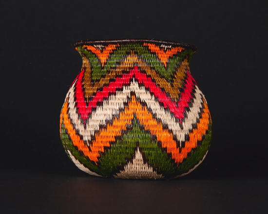 Colorful Geometric Basket #9360