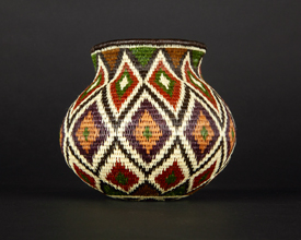 Colorful Geometric Basket #9433