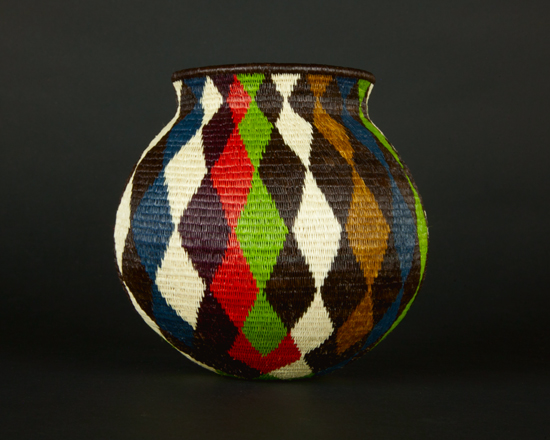 Colorful Geometric Basket #9801