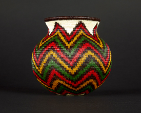 Colorful Geometric Basket #9821