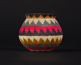 Colorful Geometric Basket #9844