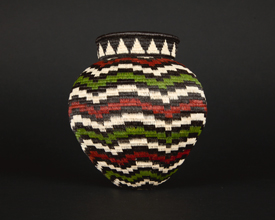 Colorful Geometric Basket #9880