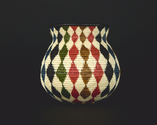 Colorful Geometric Basket #10191