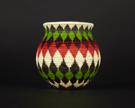 Colorful Geometric Basket #10758