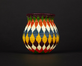 Colorful Geometric Basket #10759