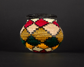 Colorful Geometric Basket #10760