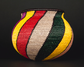 Colorful Geometric Basket #5152