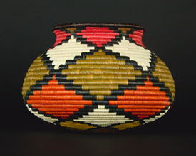 Colorful Geometric Basket #7397