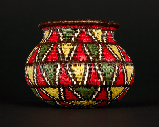 Colorful Geometric Basket #7604