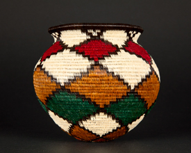 Colorful Geometric Basket #8675