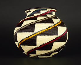 Colorful Geometric Basket #8873