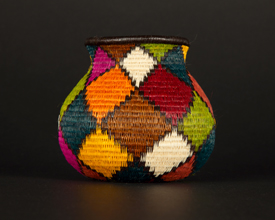 Colorful Geometric Basket #8912