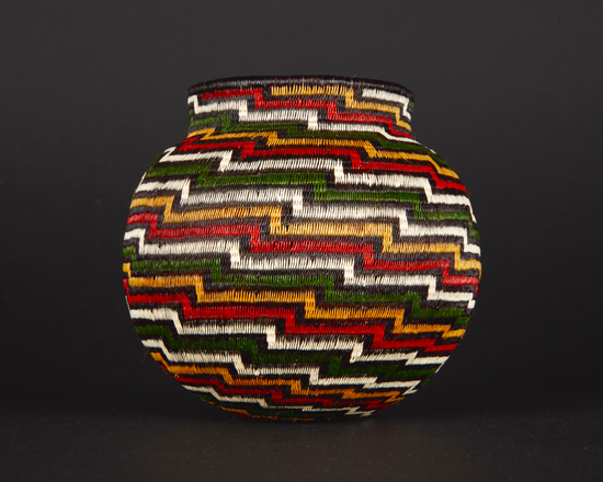 Colorful Geometric Basket #9046