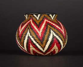 Colorful Geometric Basket #9477