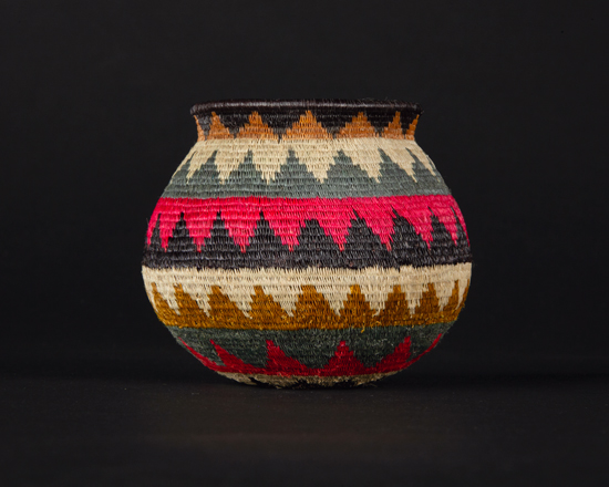 Colorful Geometric Basket #9844