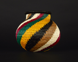 Colorful Geometric Basket #10540