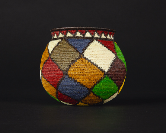 Colorful Geometric Basket #10782