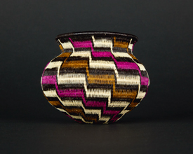 Colorful Geometric Basket #10877